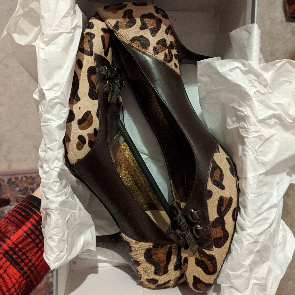 Cheetah Print Nine West Heels in 9.5
